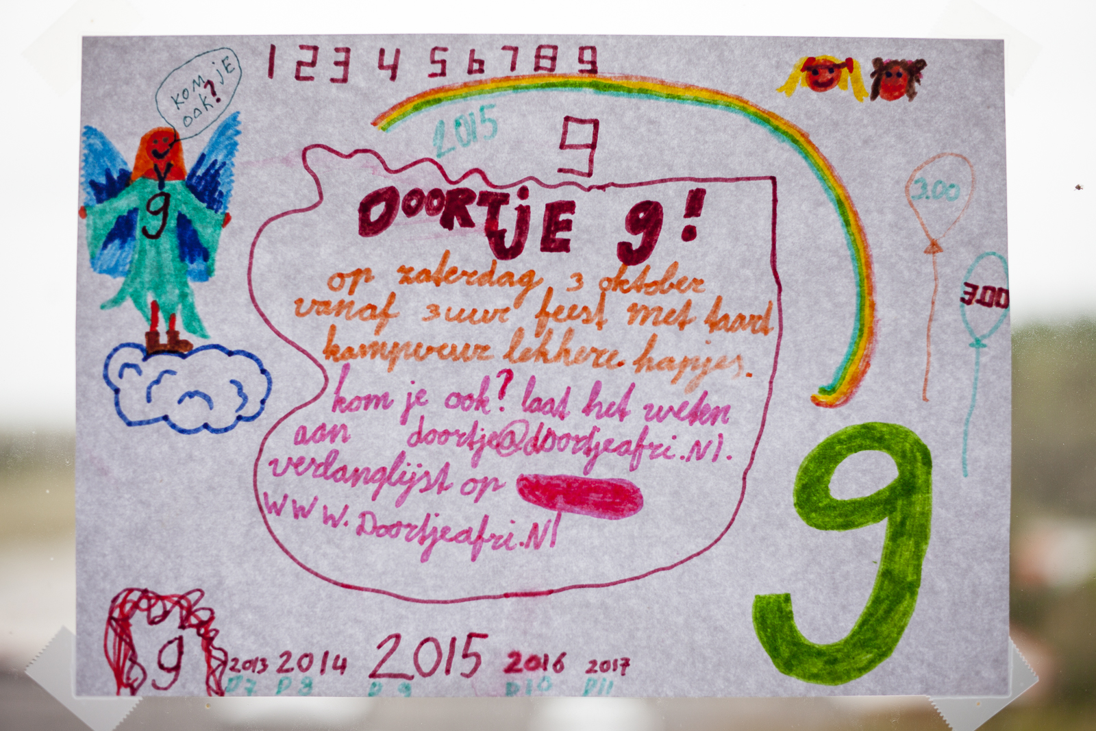 Uitnodiging Doortje 9