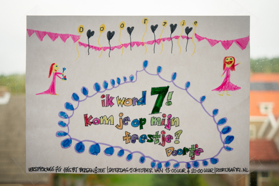 Uitnodiging Doortje 7